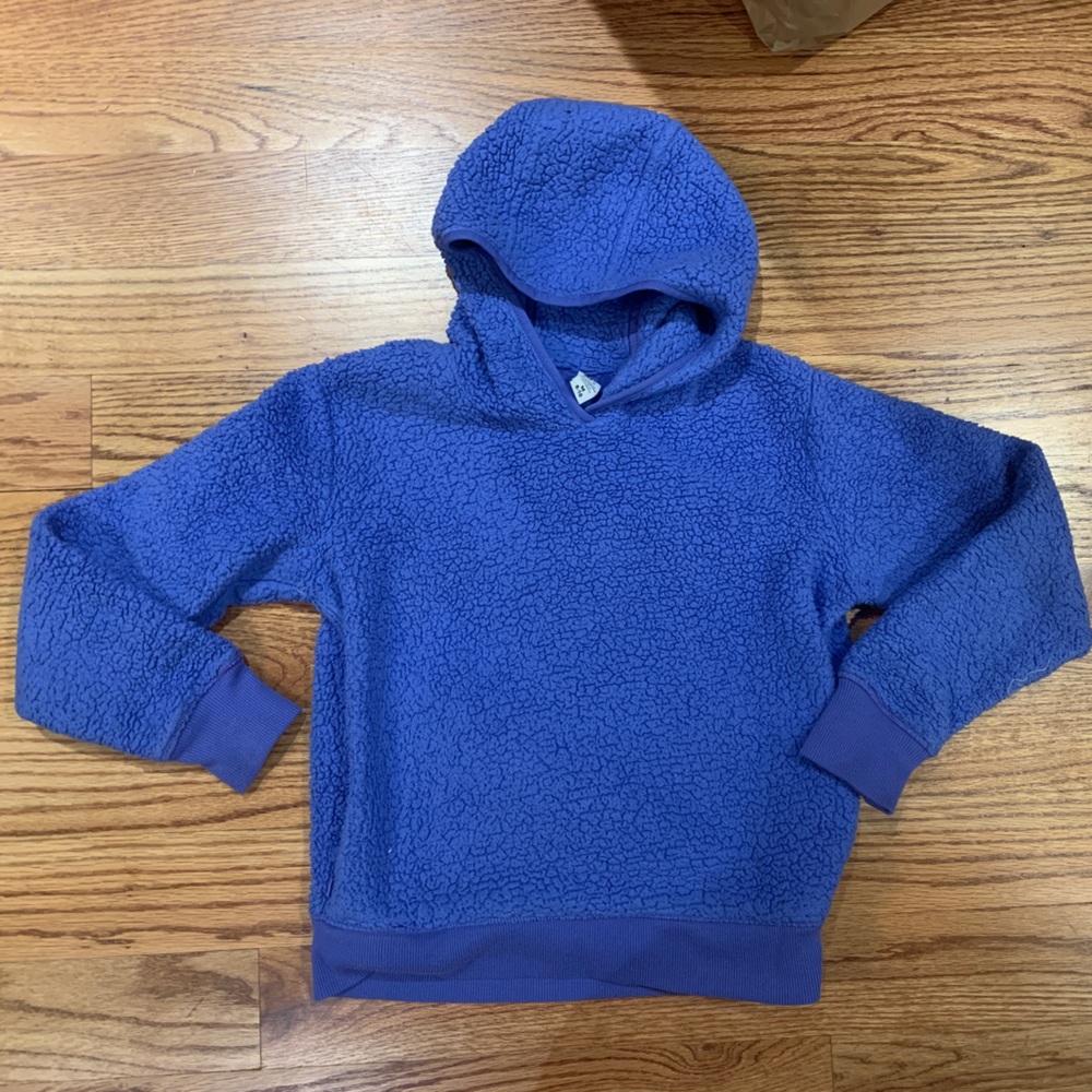 Athletes Girls So Snug Sherpa Hoodie - size 8-10 - Damask Blue